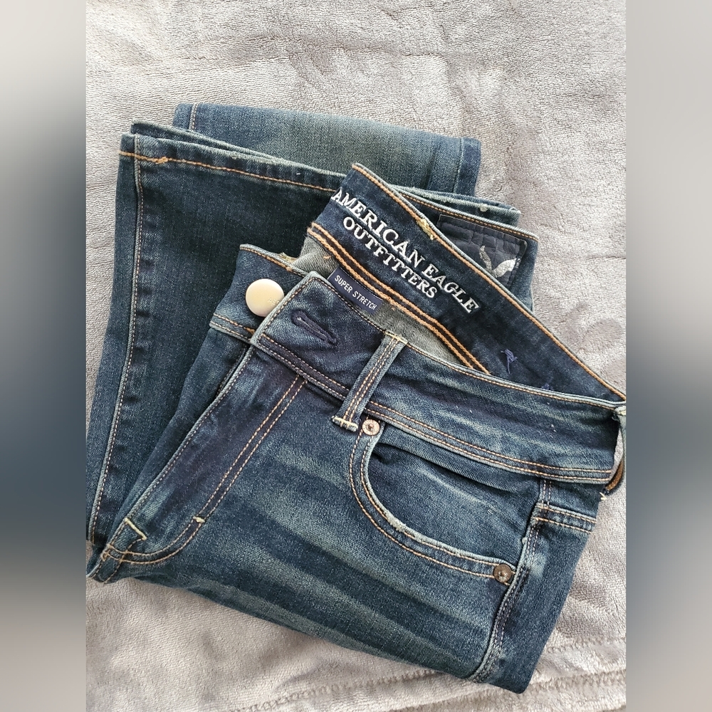 Womens American Eagle Kick boot jeans